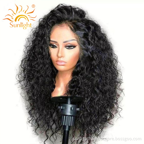 Sunlight water wave full lace wig 13x4 13x6 lace front wig cuticle aligned hair extensions human hair wig